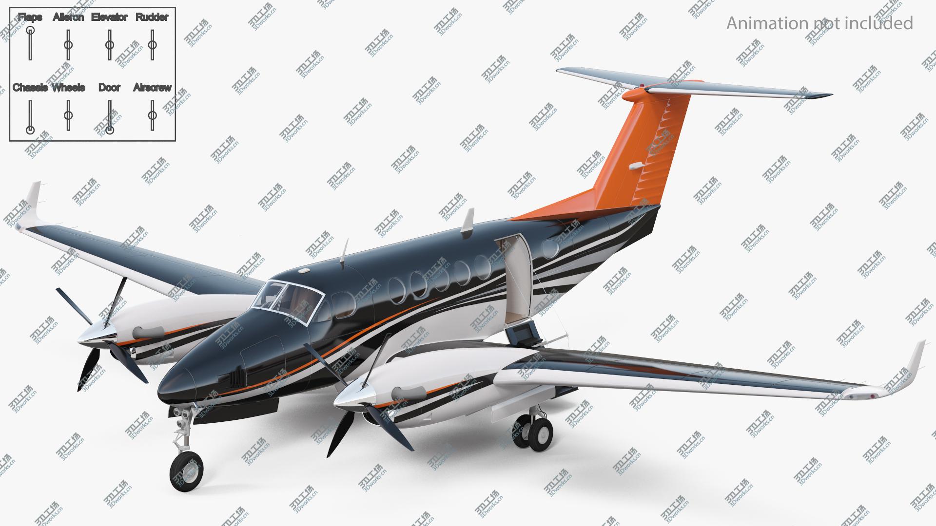 images/goods_img/202104093/3D Twin Turboprop Civil Utility Aircraft Rigged/3.jpg